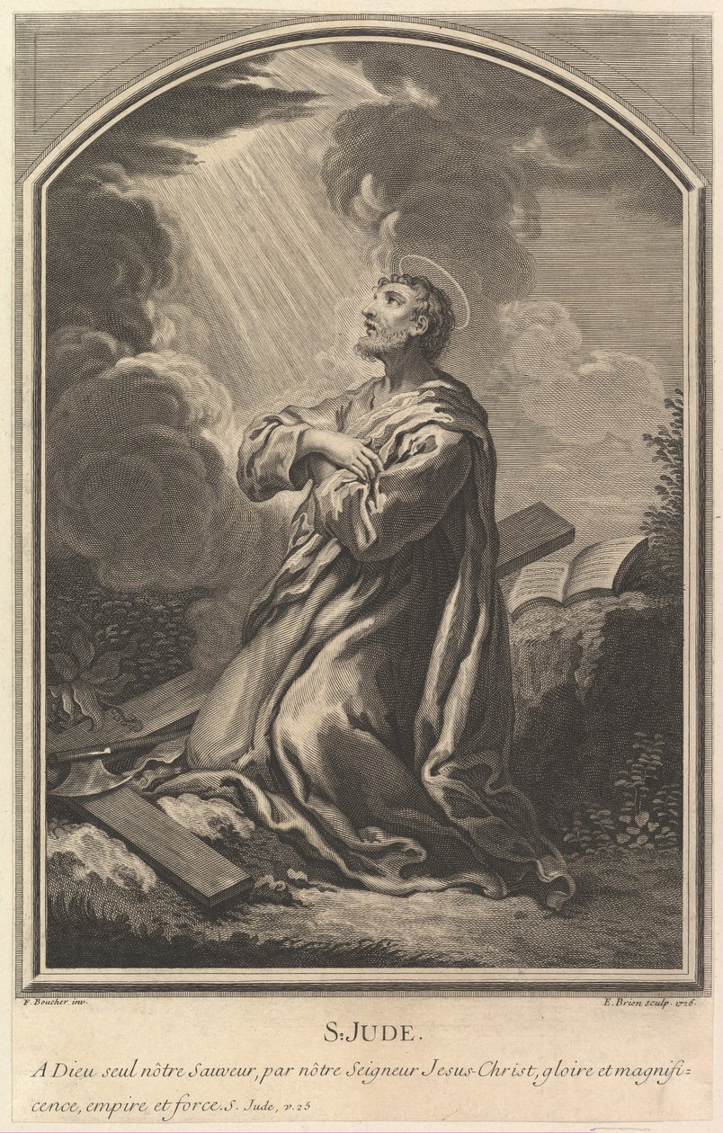 Sint Judas, 1726 door Etienne Brion