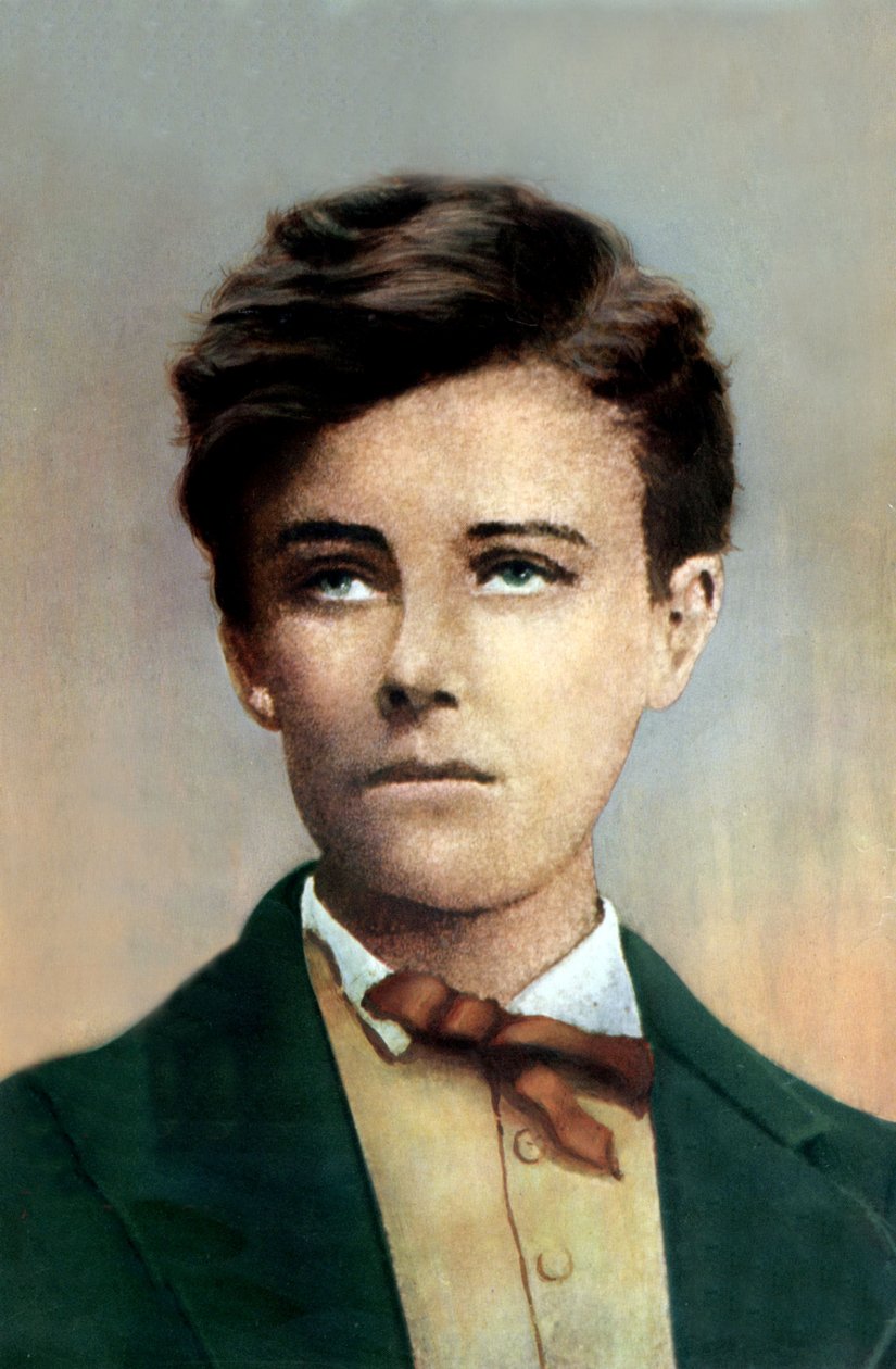 Arthur Rimbaud (1854-1891), Franse dichter door Etienne Carjat