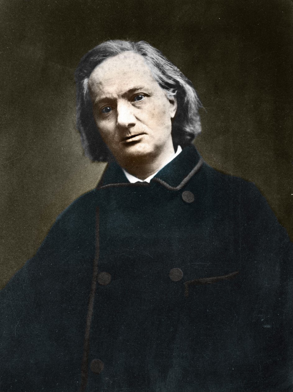 Charles Baudelaire, Franse dichter door Etienne Carjat
