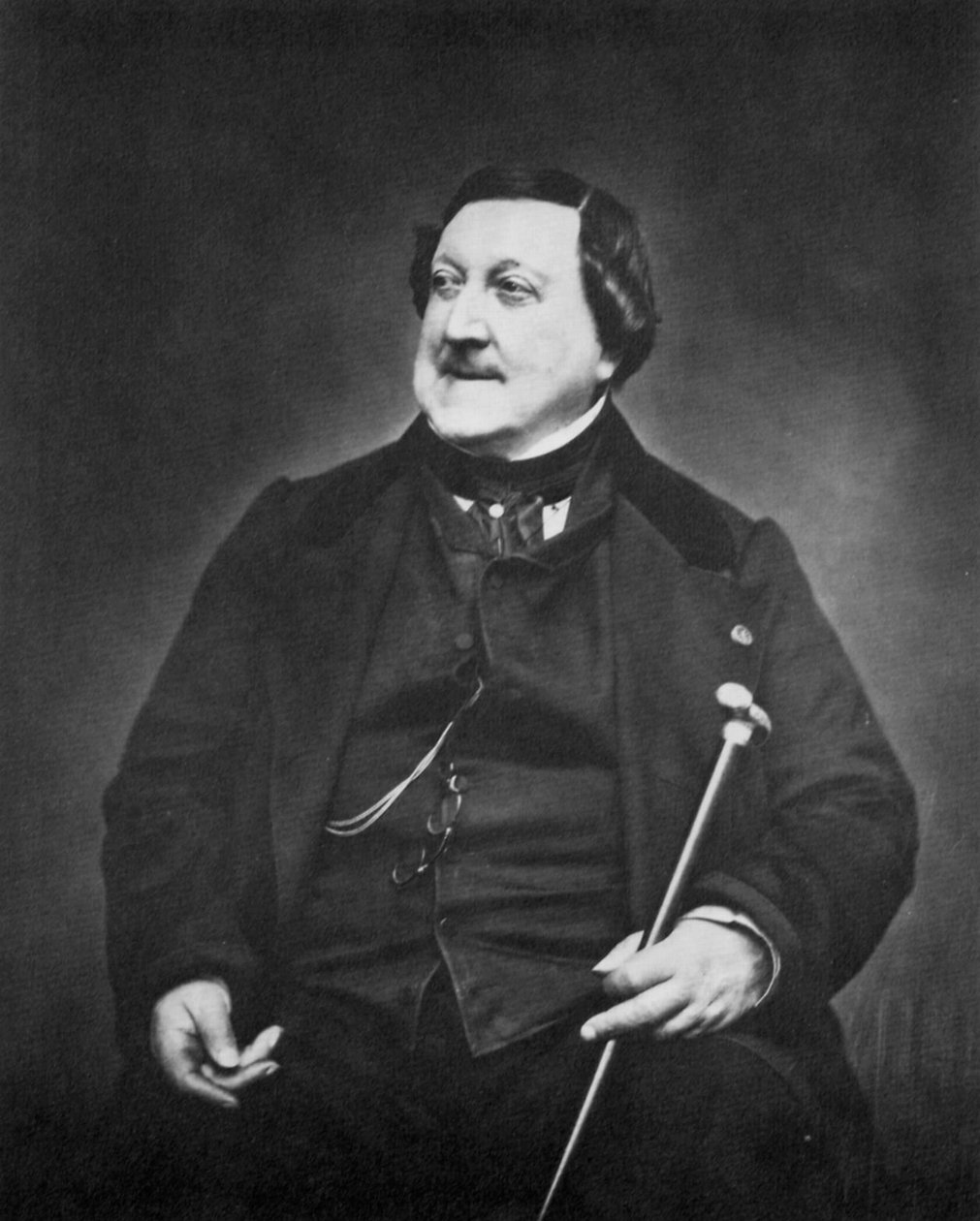 Gioachino Rossini, Italiaanse componist, ca. 1865 door Etienne Carjat
