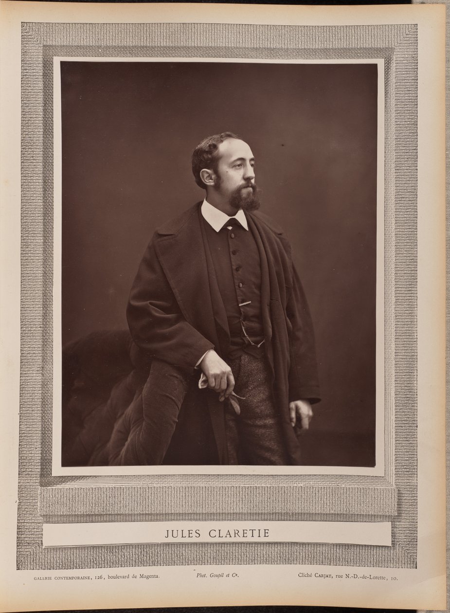 Jules Claretie door Etienne Carjat
