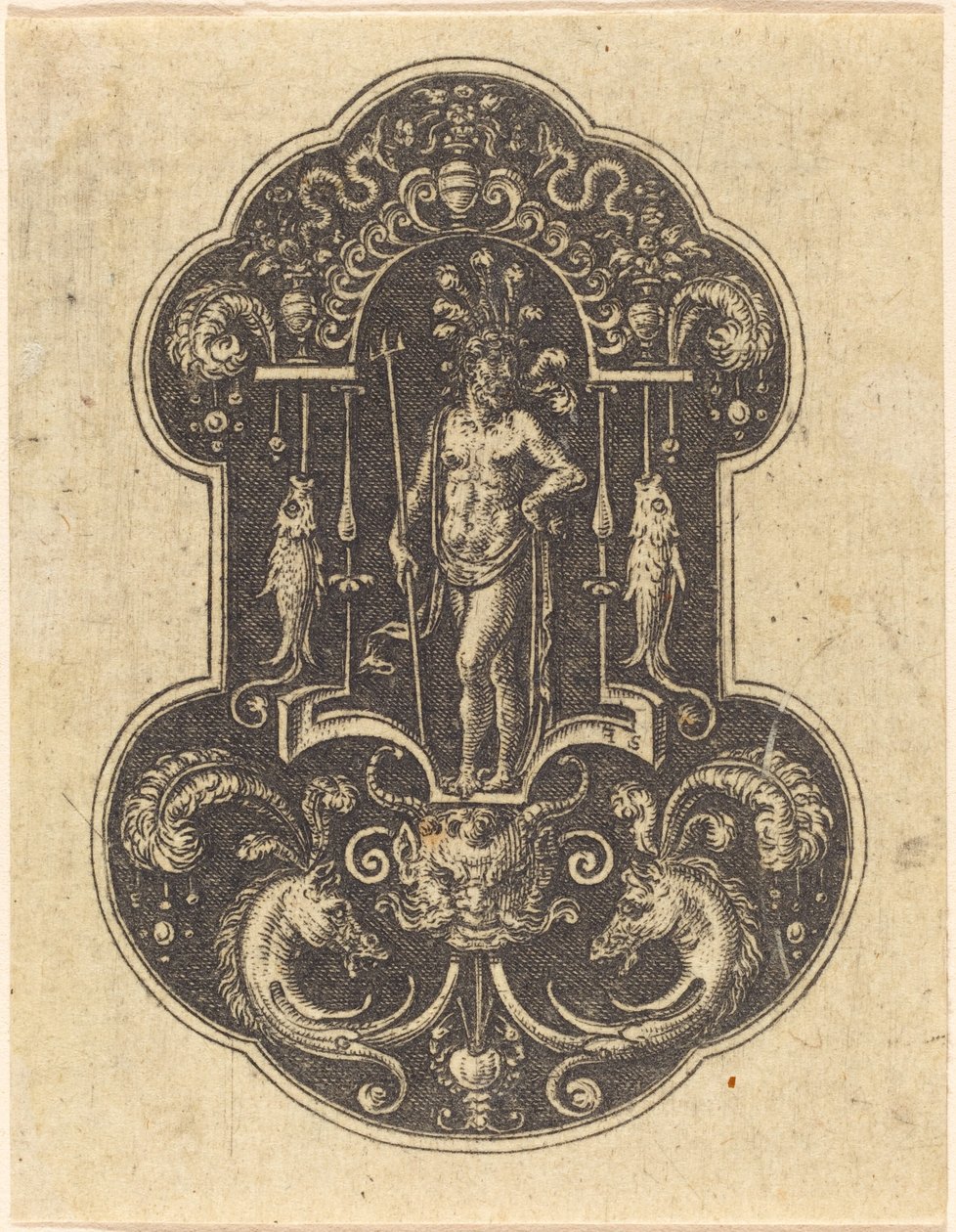 Neptunus door Etienne Delaune