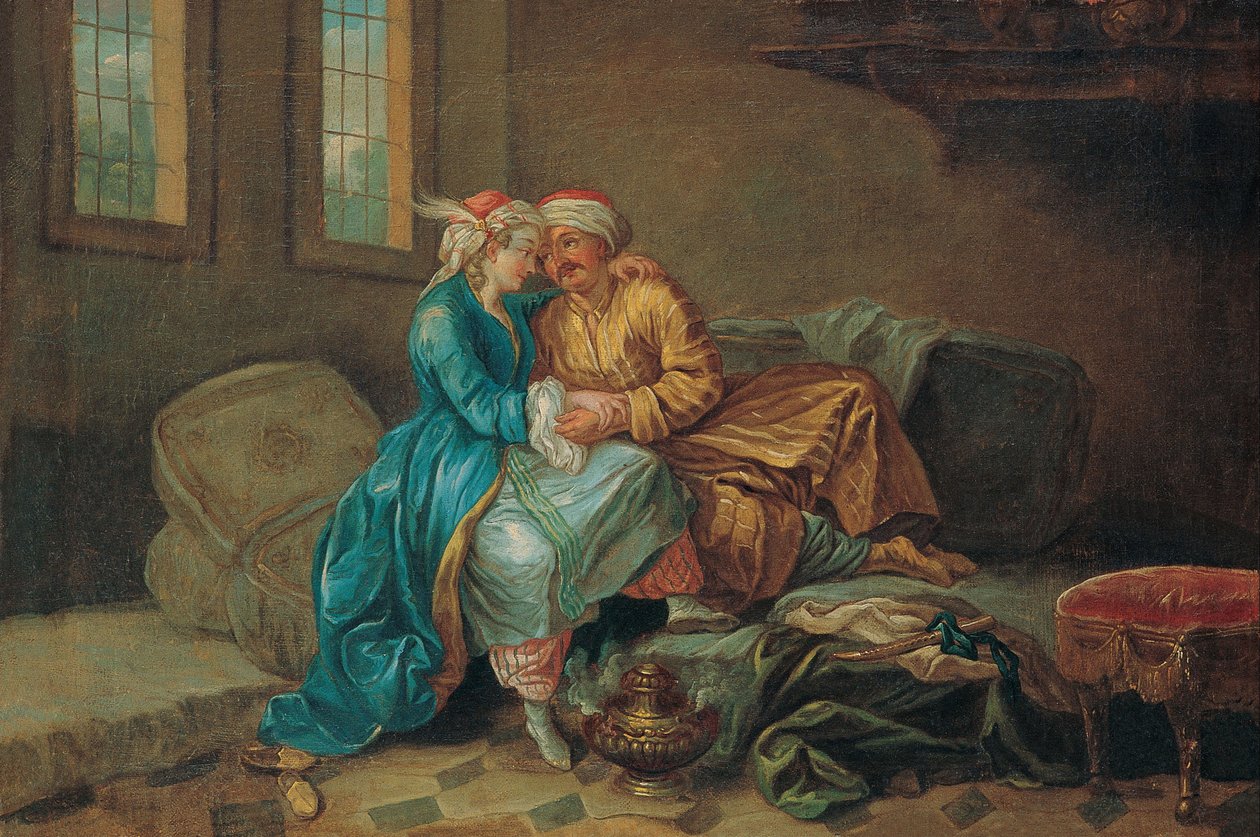 De favoriet van de sultan, 18e eeuw door Étienne Jeaurat