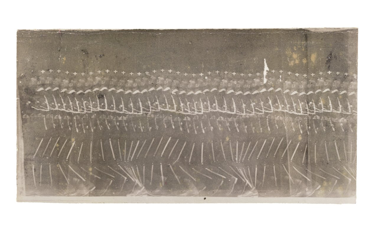 Man die loopt, 1882 door Etienne Jules Marey