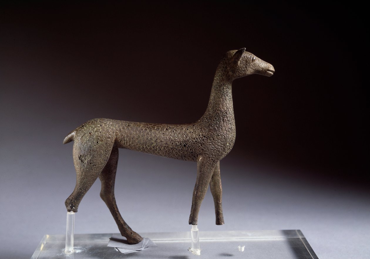 Etruskische kunst: een hert door Etruscan
