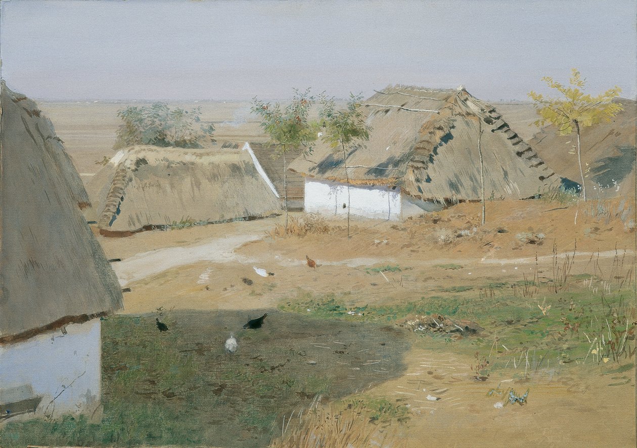 Dorpstaferelen door Eugen Jettel