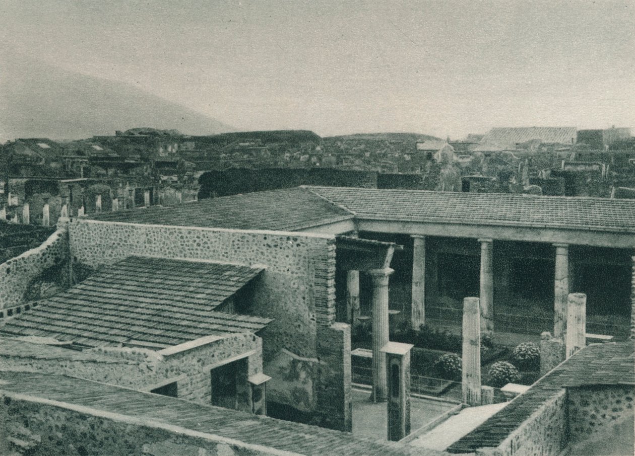 Huis van de Vettii, Pompeii, Italië, 1927 door Eugen Poppel