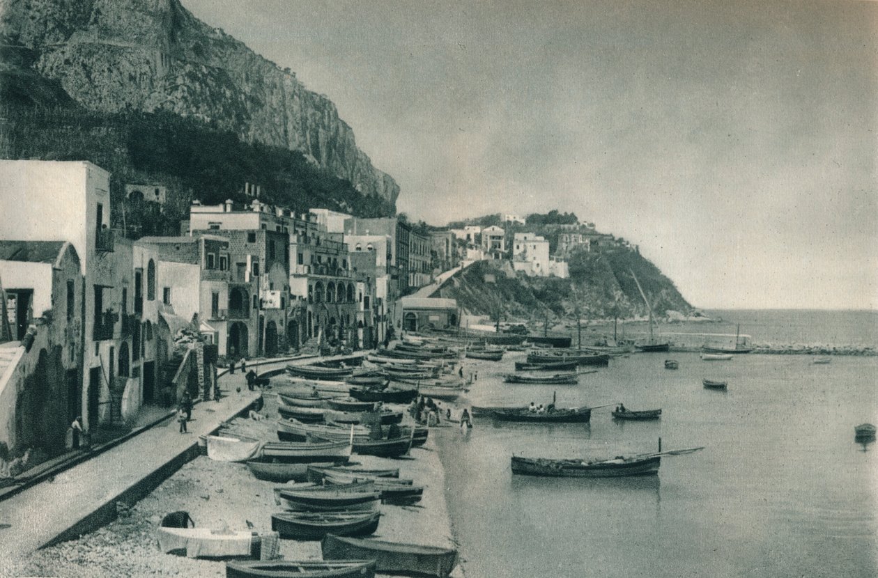 Marina Grande, Capri, Italië door Eugen Poppel