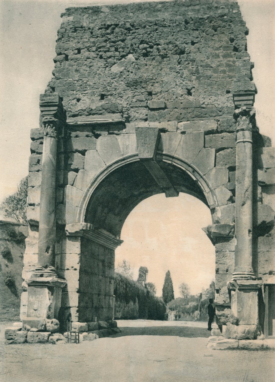 De Boog van Drusus, Rome, ca. 1926-1927 door Eugen Poppel