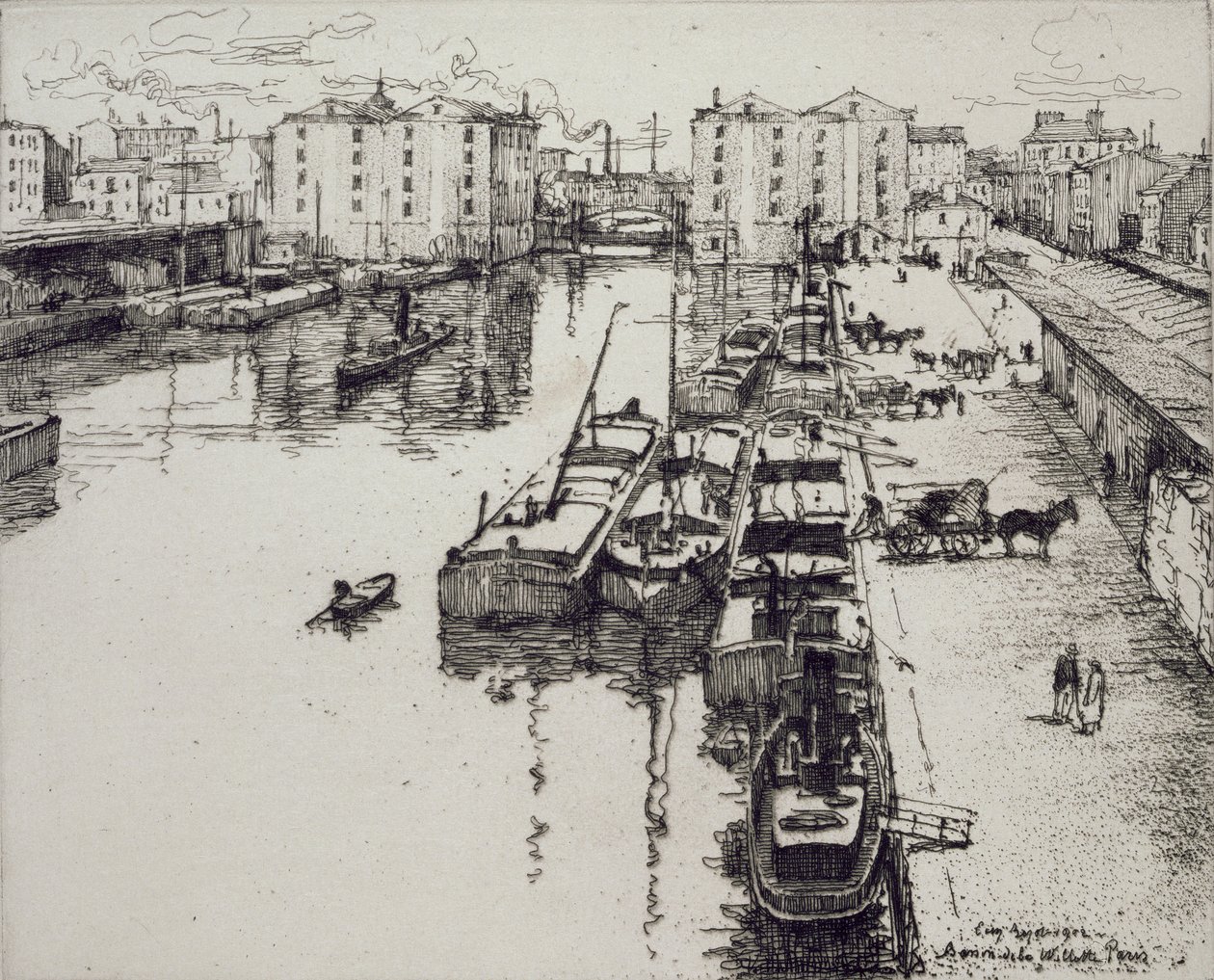 Bassin de la Villette, uit 