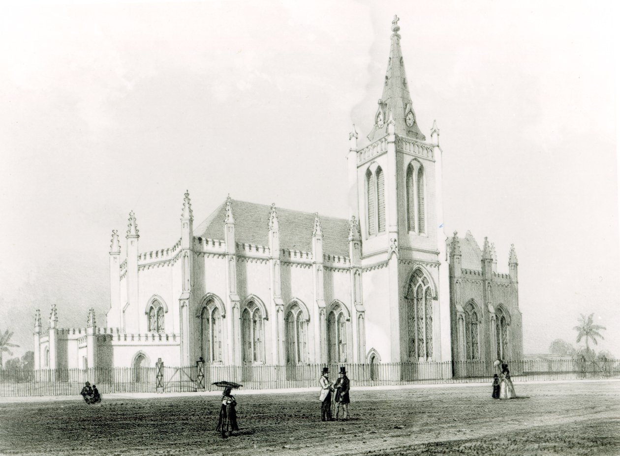 Trinity kerk, Port of Spain door Eugene Ciceri