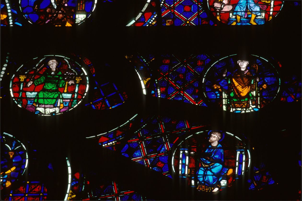 Zuidroosvenster door Eugene Emmanuel Viollet le Duc
