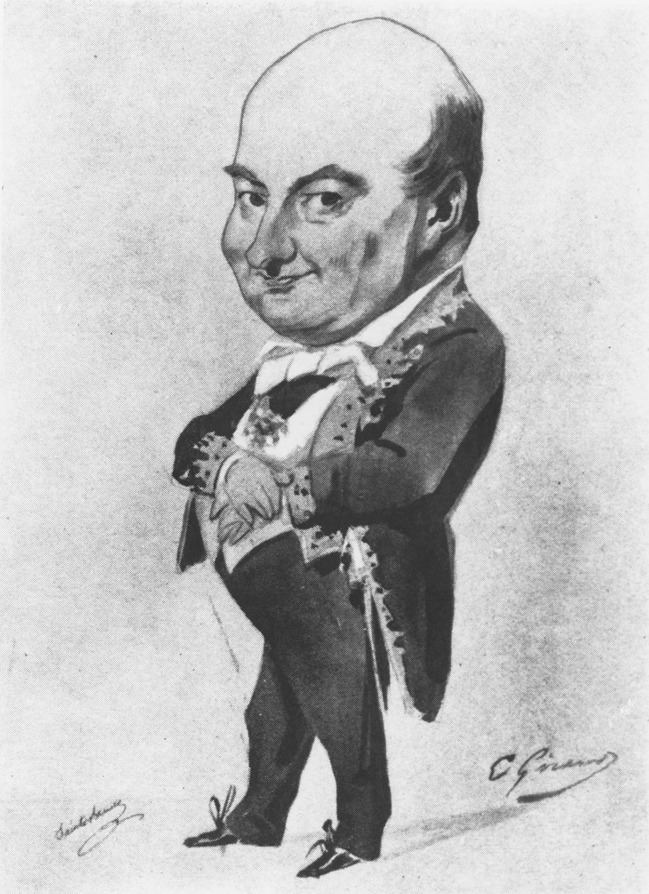 Charles Augustin Sainte-Beuve door Pierre François Eugène Giraud