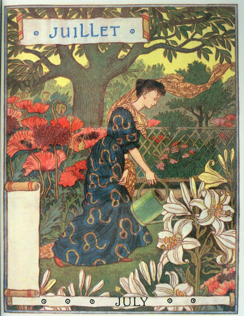 Juli door Eugene Grasset