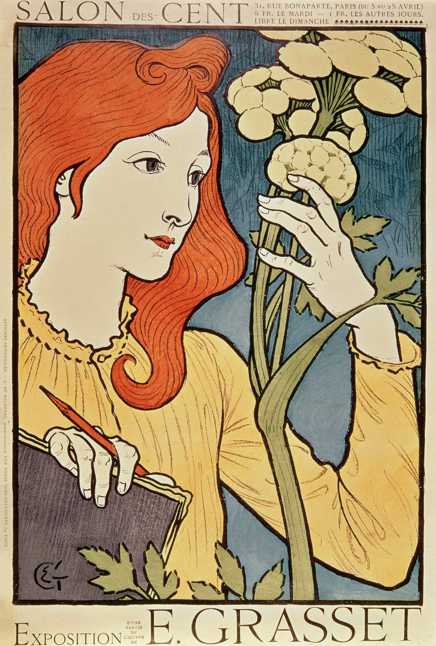 Salon des Cent, 1894 door Eugene Grasset
