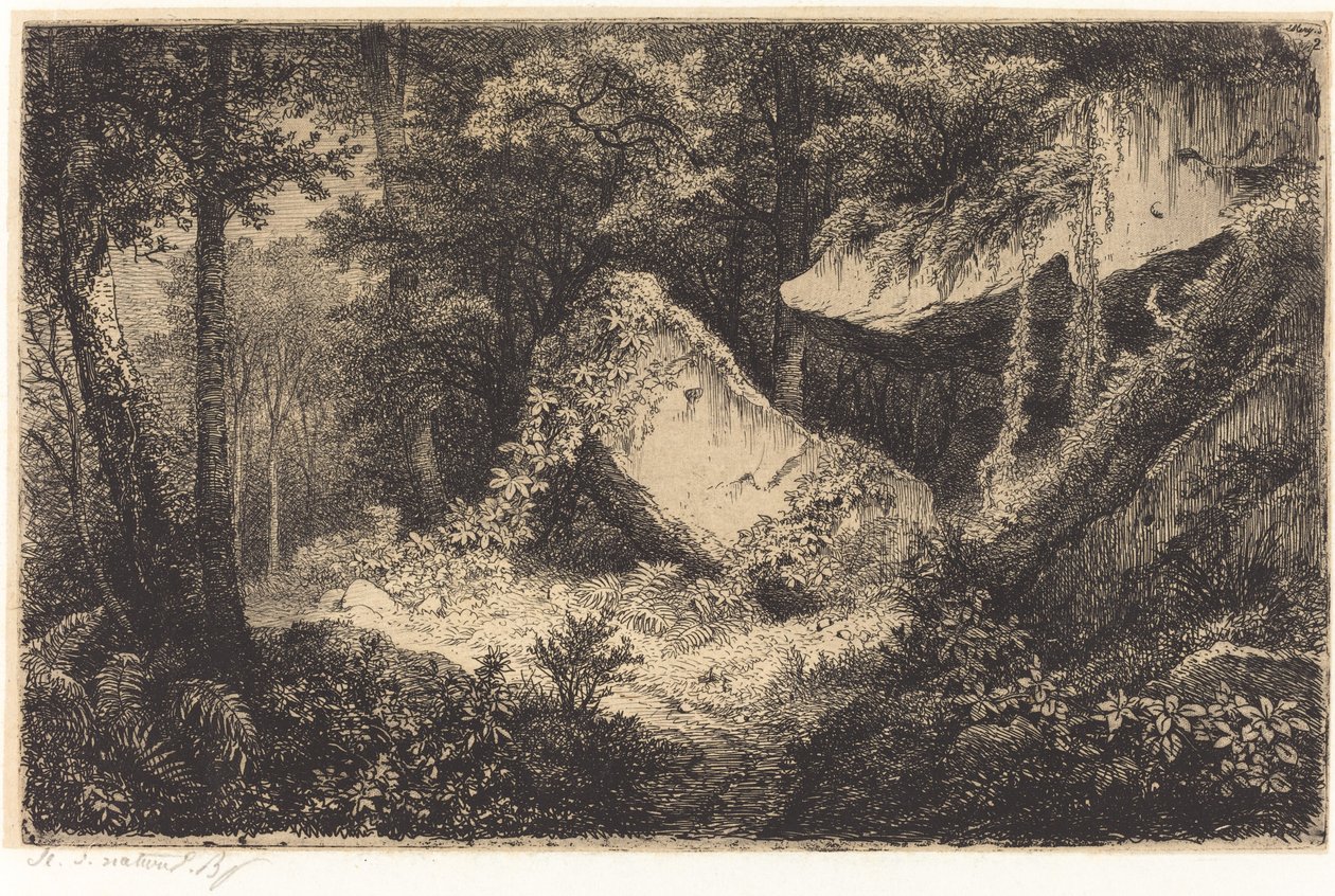 De Witte Rotsen door Eugene Bléry