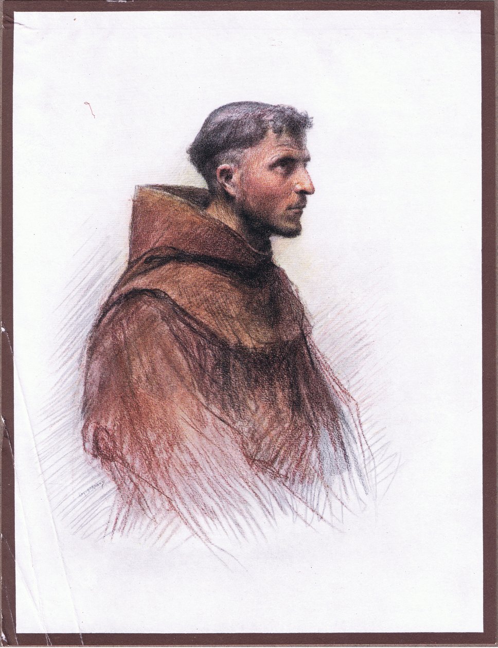 Broeder Masseo door Eugene Burnand