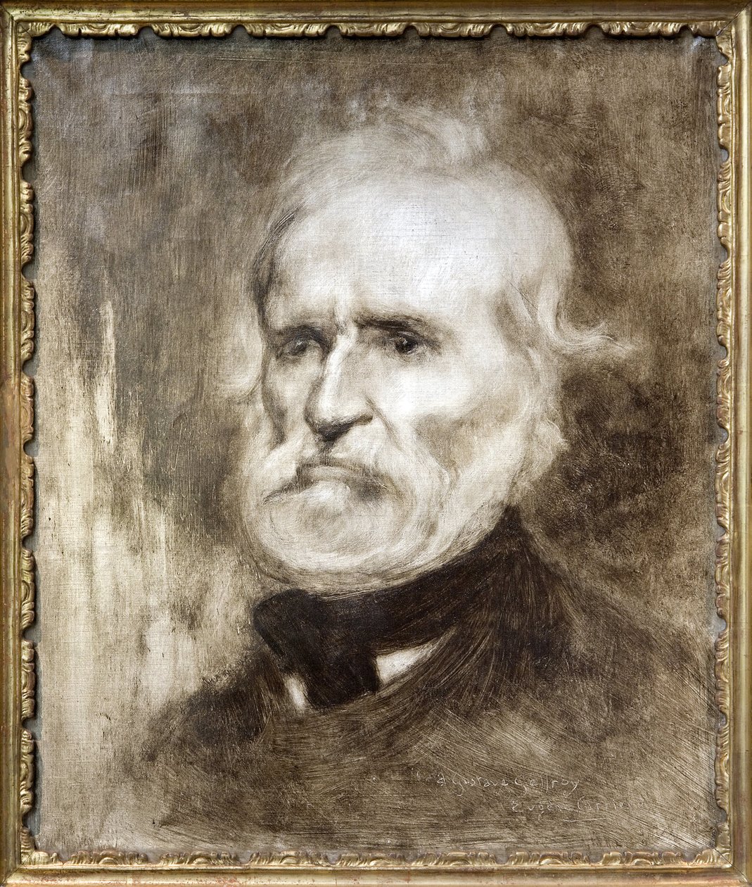 Portret van Louis-Auguste Blanqui door Eugène Carrière