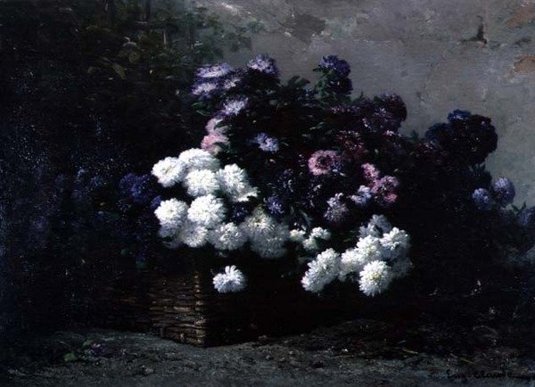 De Mand met Bloemen door Eugene Claude
