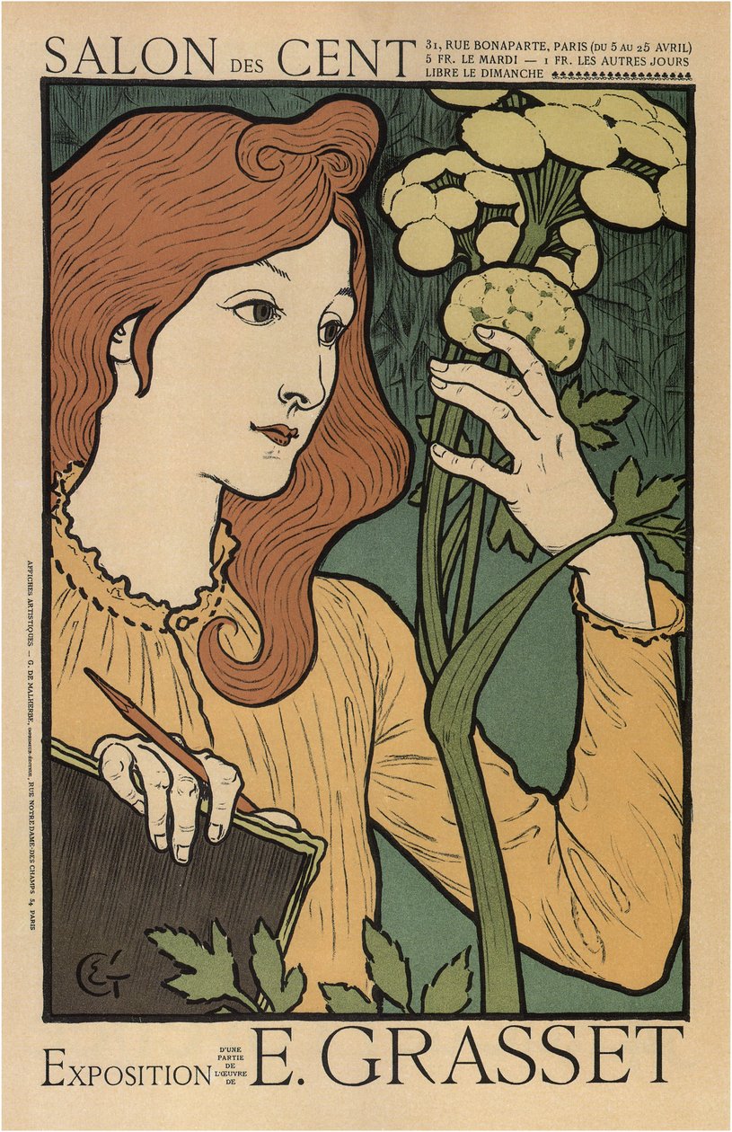 Salon des Cents, 1894 door Eugene Grasset