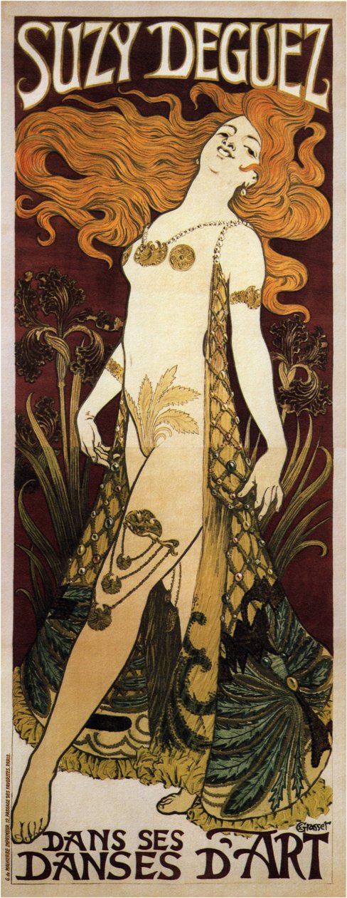 Suzy Deguez door Eugene Grasset
