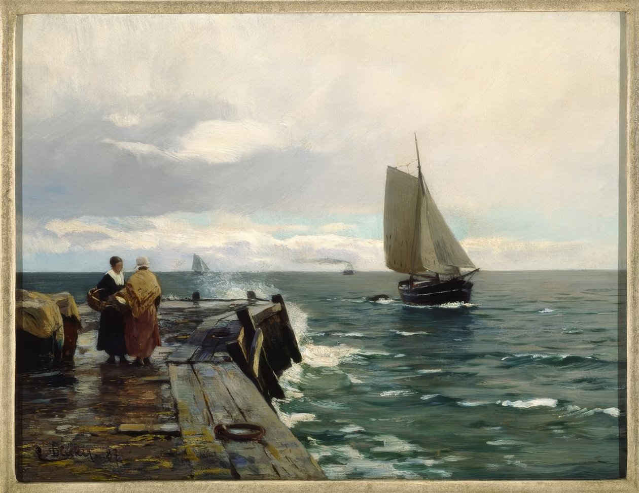 Aan de Oostzeekust door Eugene Gustav Dücker