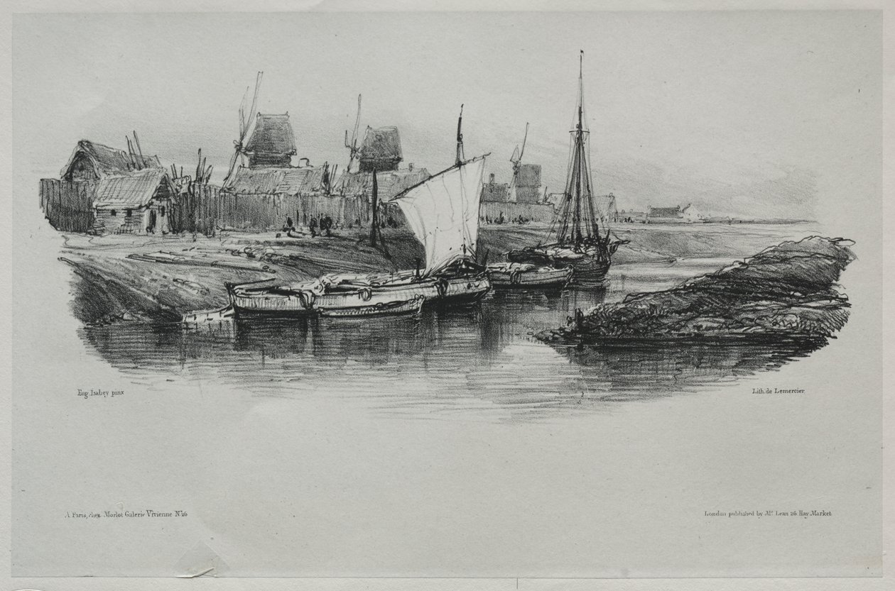 Souvenirs: Kanaaloever door Eugene Isabey