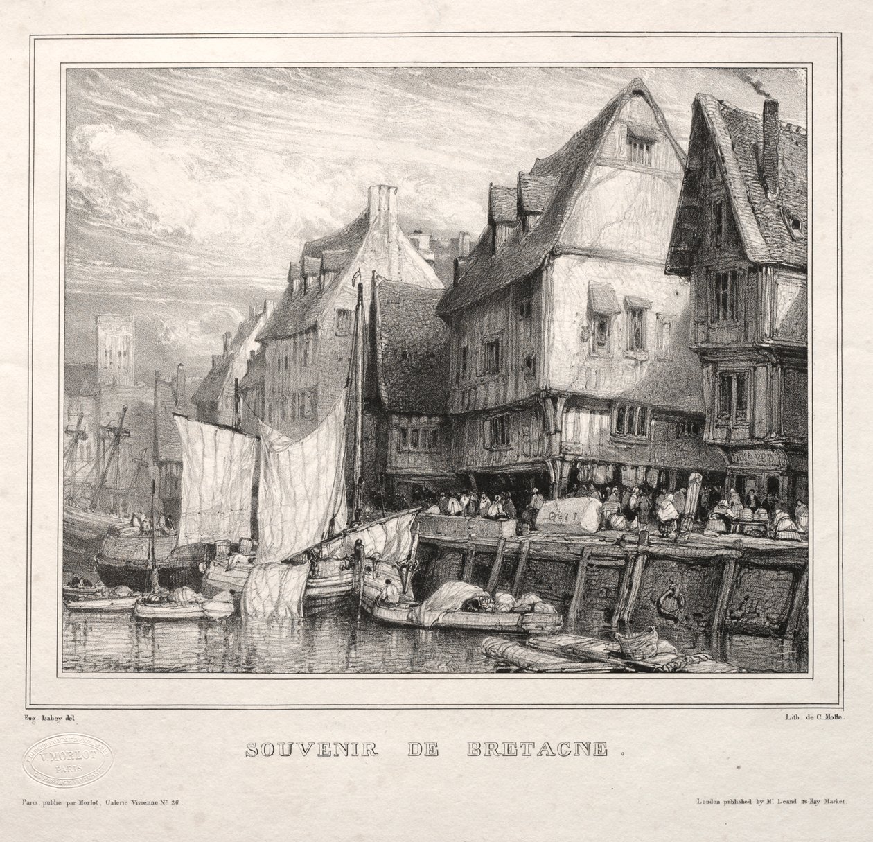 Souvenirs: Souvenir van Bretagne door Eugene Isabey