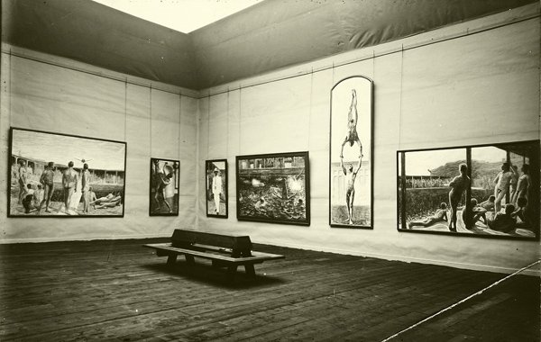 Eugene Jansson tentoonstelling door Eugène Jansson