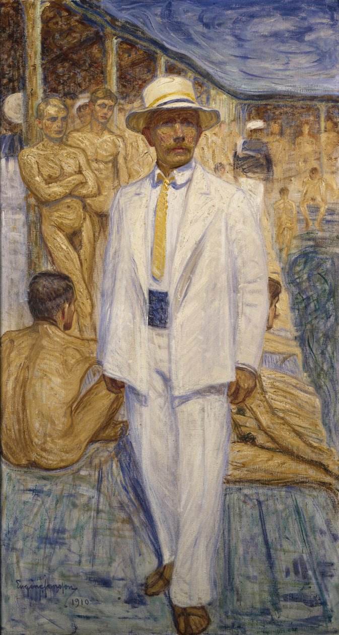 Zelfportret door Eugène Jansson