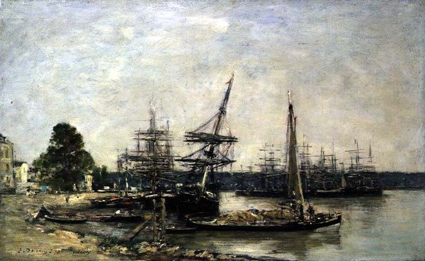 Bordeaux door Eugene Louis Boudin