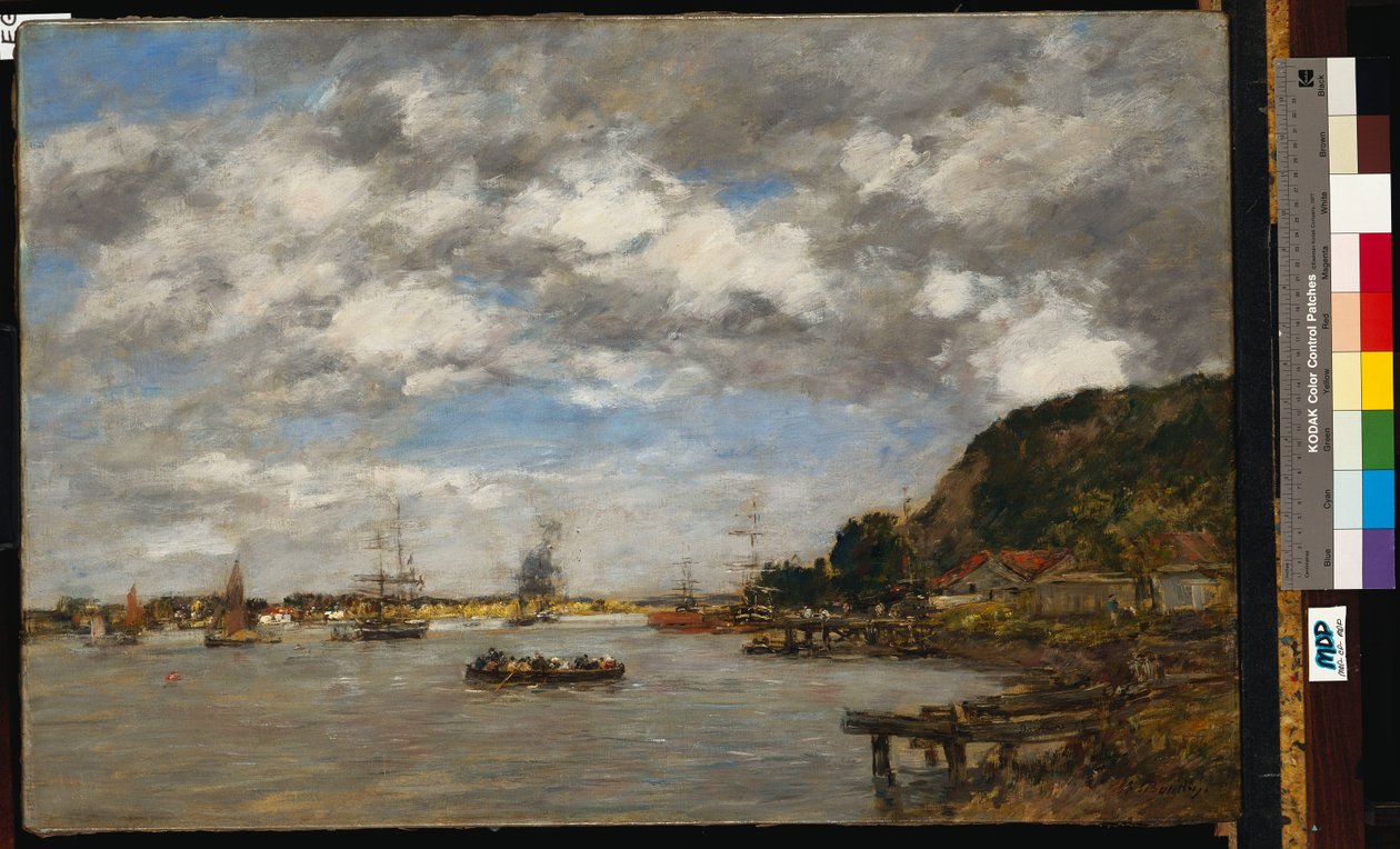 Bordeaux door Eugene Louis Boudin