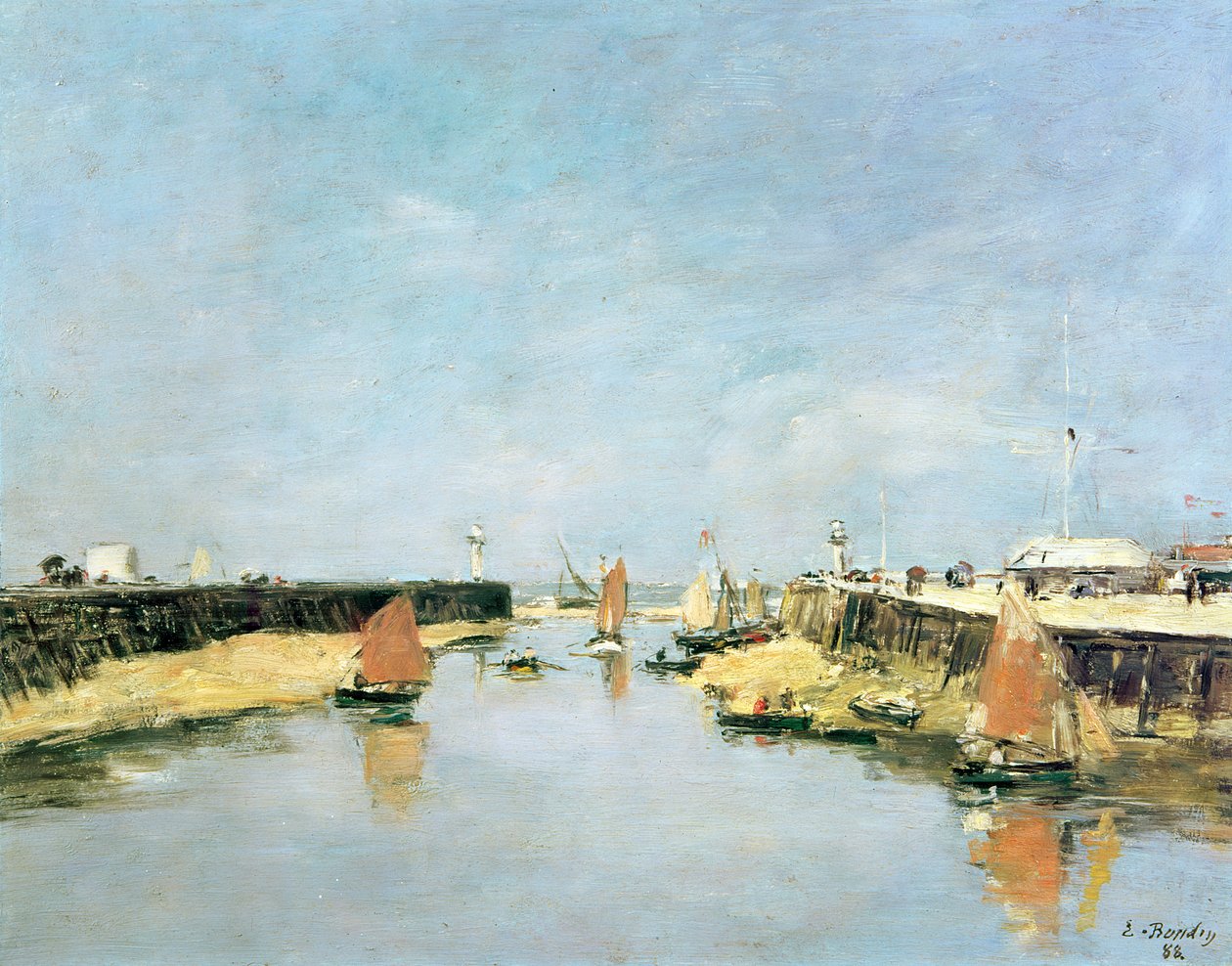 Onbekend schilderij door Eugene Louis Boudin