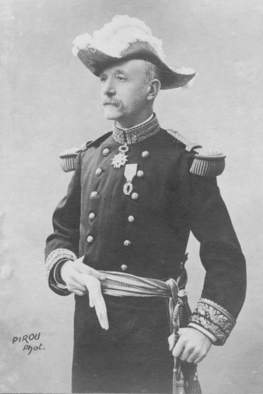 Generaal Langlois, ca. 1893 door Eugene Pirou