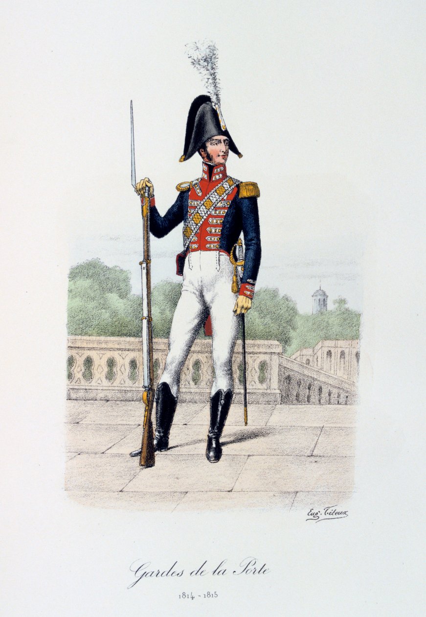 Gardes de la Porte door Eugene Titeux