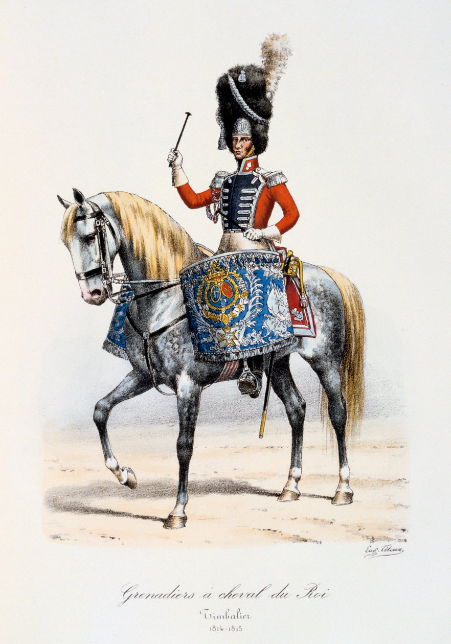 Grenadiers à Cheval du Roi, Timpanist door Eugene Titeux