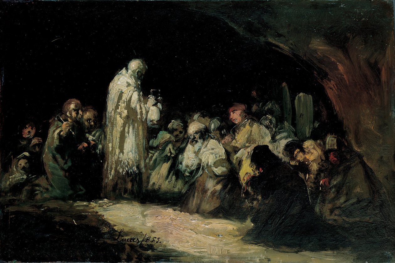De communie door Eugenio Lucas Velázquez