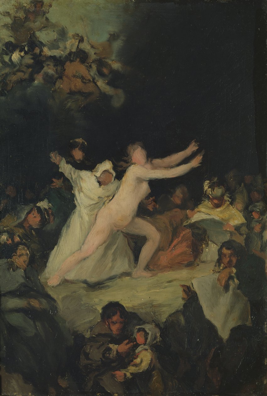 De Pantomime door Eugenio Lucas y Padilla