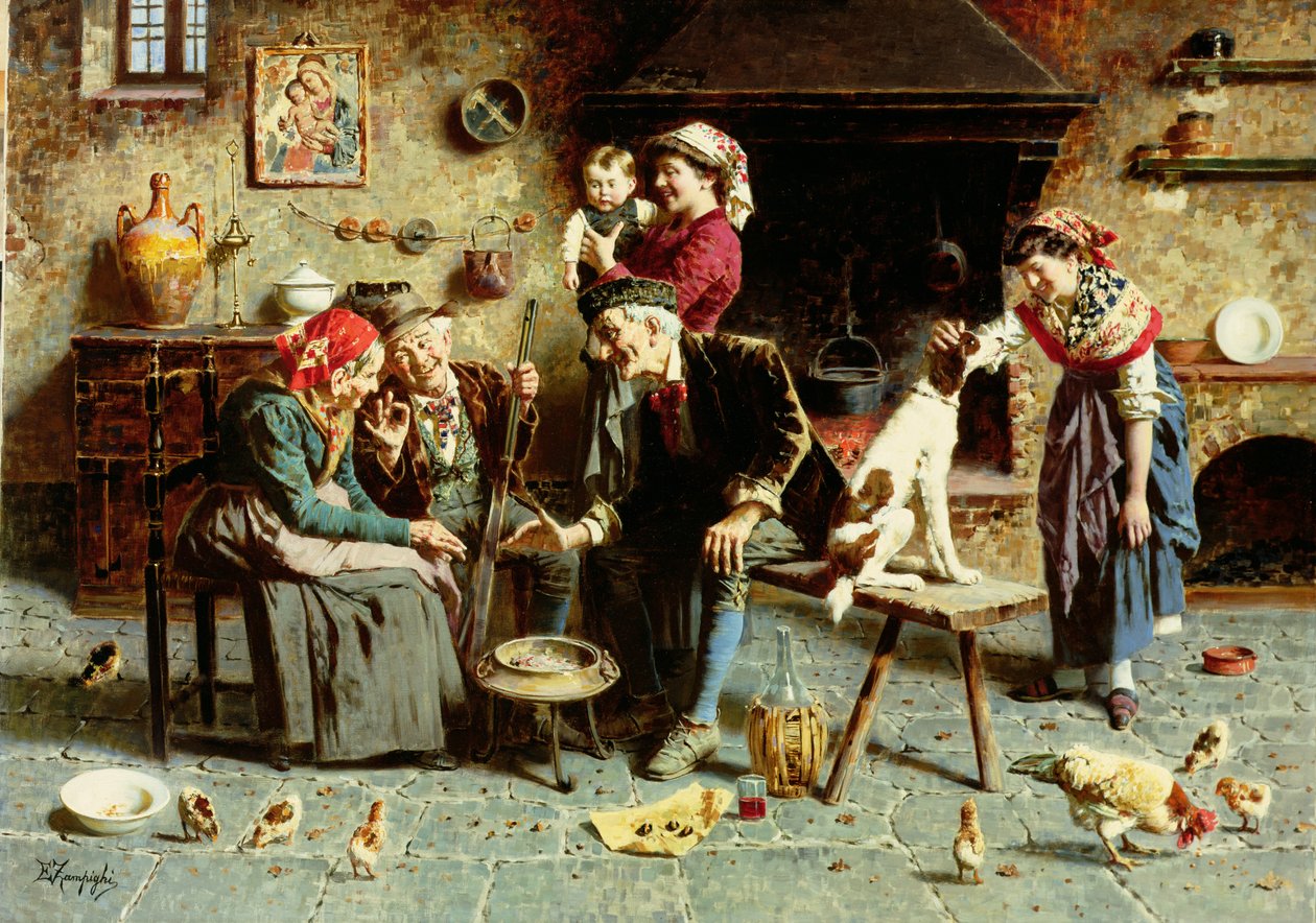 De verhalenverteller door Eugenio Zampighi