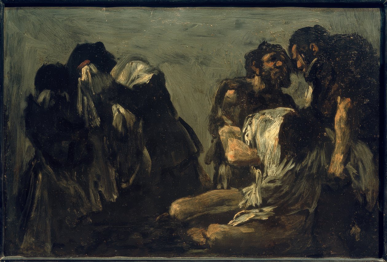 Rachel en broers van Jakob door Eugenio Lucas Velázquez