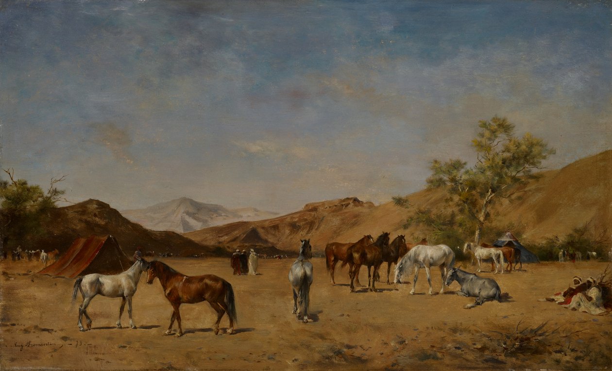 Een Arabisch Kamp door Eugène Fromentin