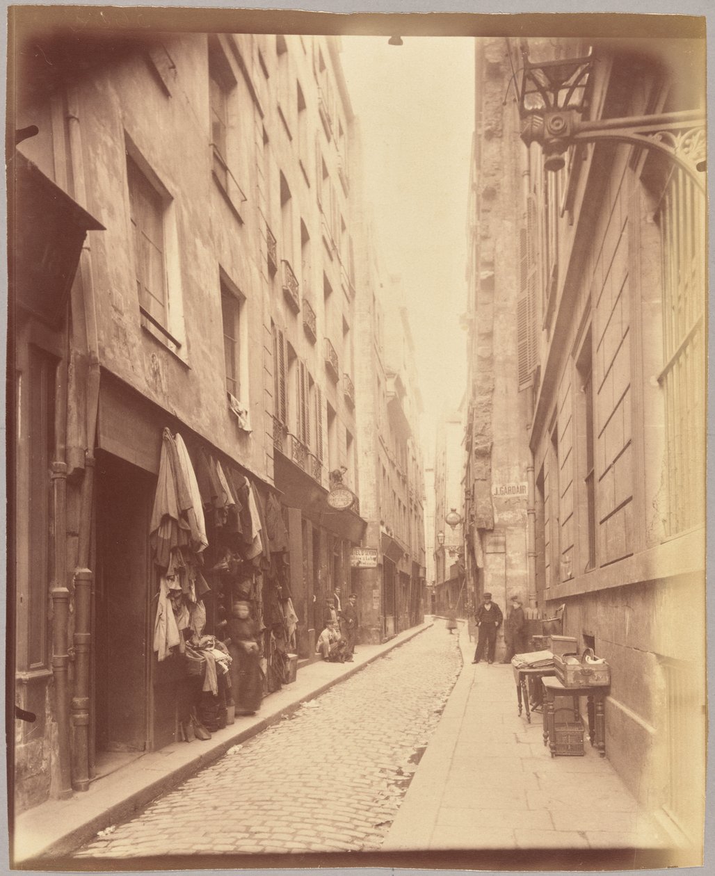 Rue de la Parcheminerie door Eugène Atget