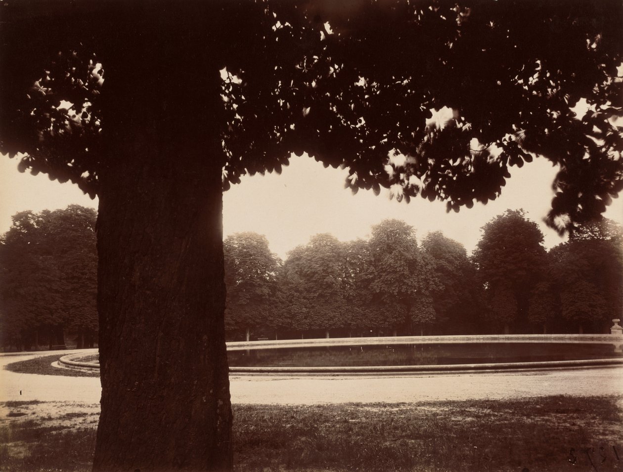 Saint-Cloud door Eugène Atget