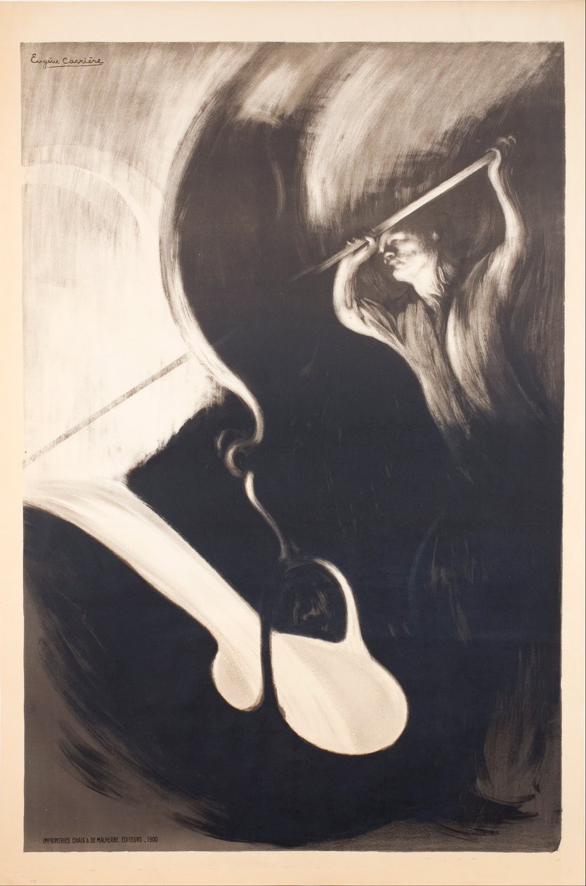 De gieterij door Eugène Carrière