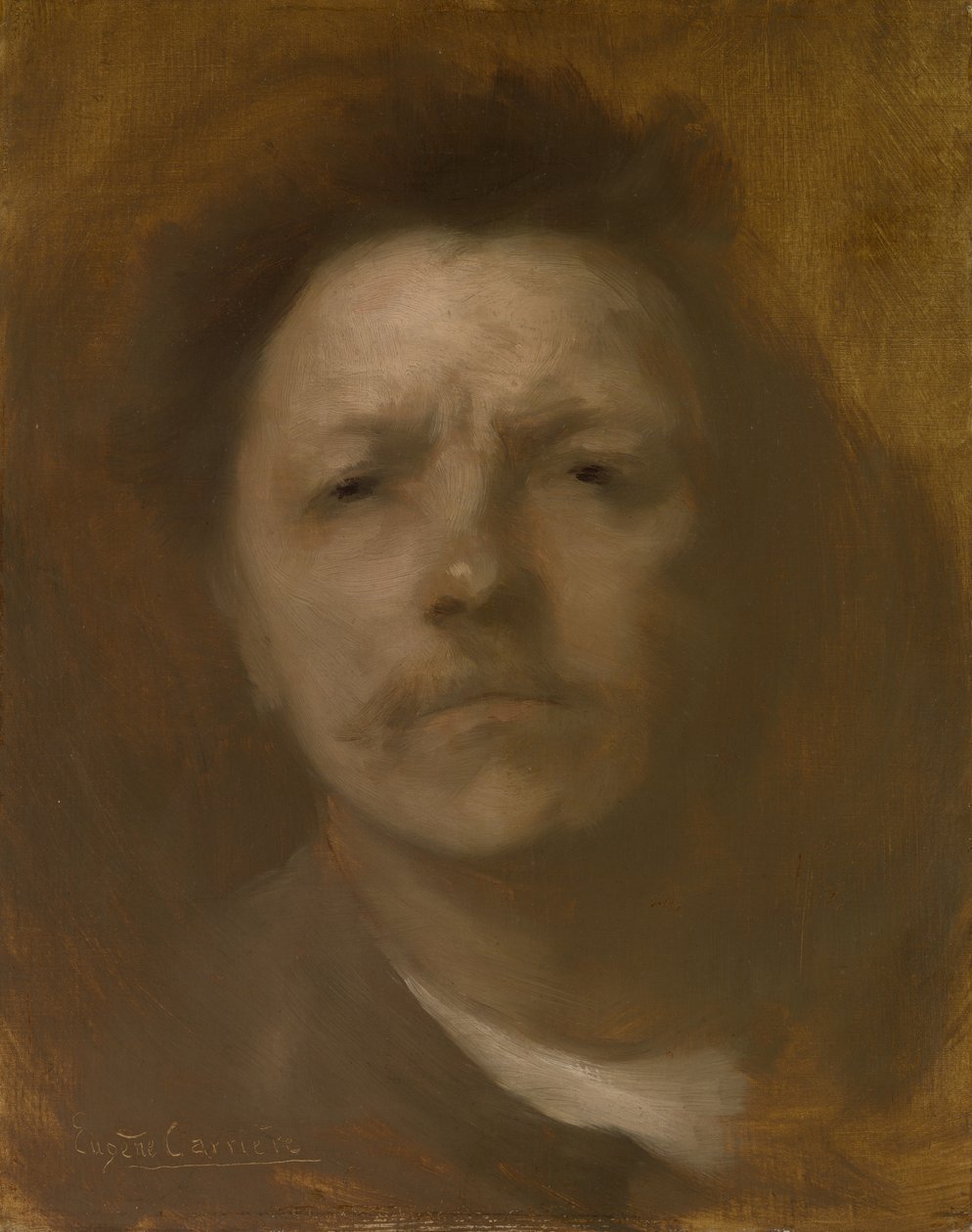 Zelfportret door Eugène Carrière