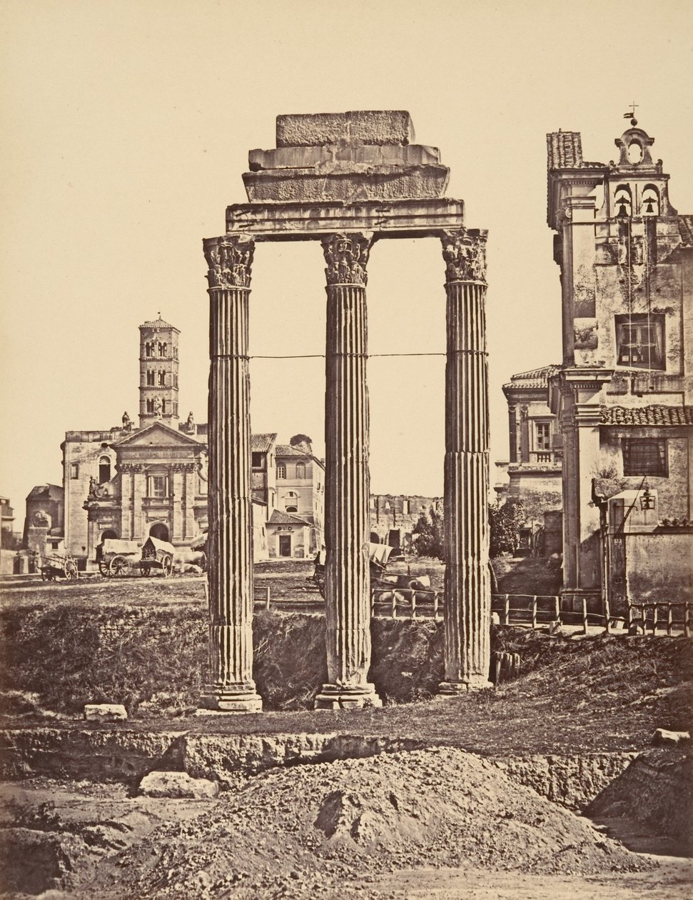 Rovine del Foro, 1848-52 door Eugène Constant