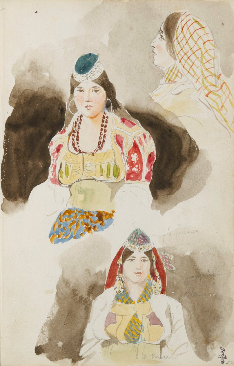 Reisalbum naar Marokko door Ferdinand Victor Eugene Delacroix
