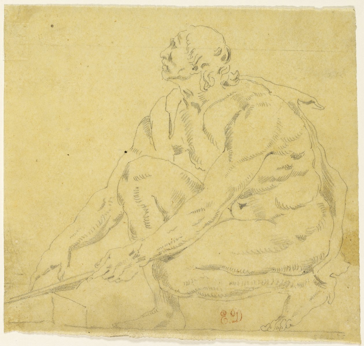 Kopie door Eugène Delacroix