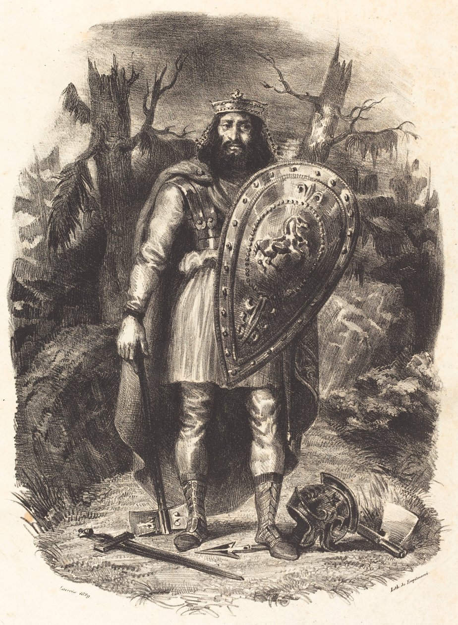 Vercingetorix, 1829 door Eugène Delacroix