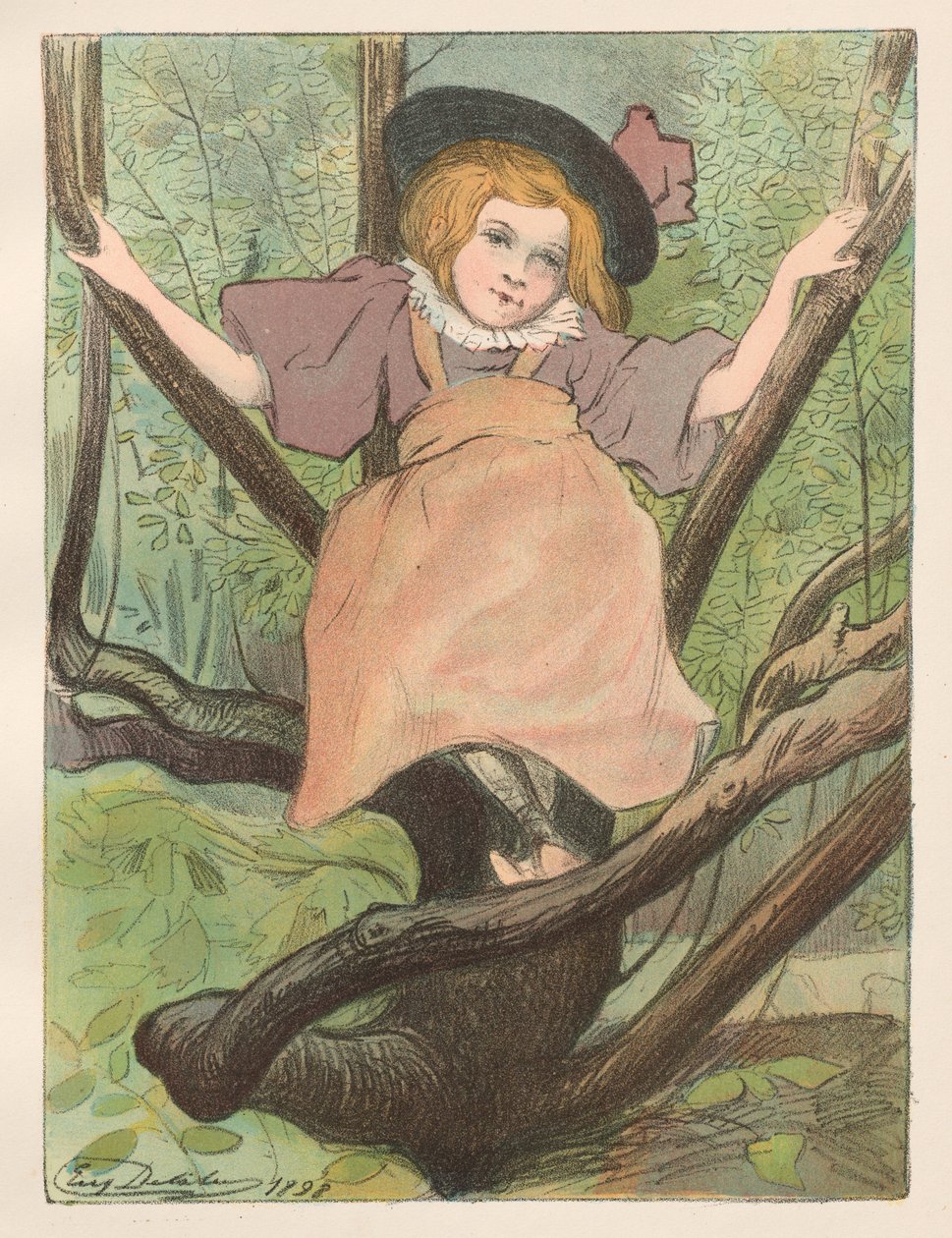 Kacia, 1898 door Eugène Delâtre